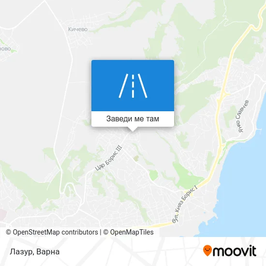 Лазур карта