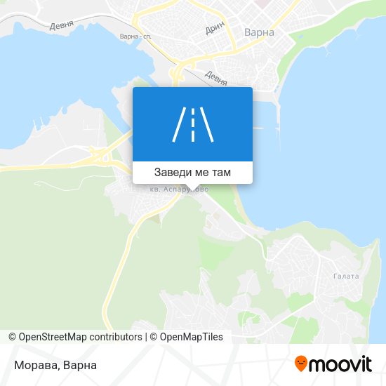 Морава карта