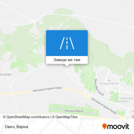 Овеч карта