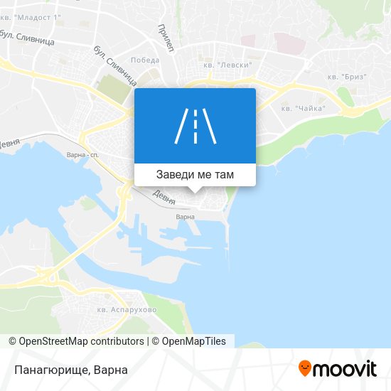 Панагюрище карта