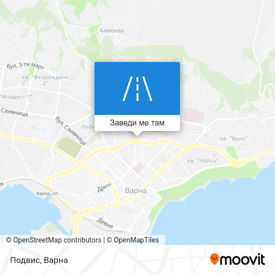 Подвис карта