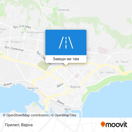Прилеп карта