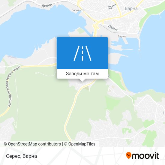 Серес карта