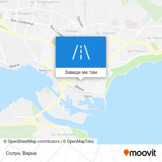 Солун карта