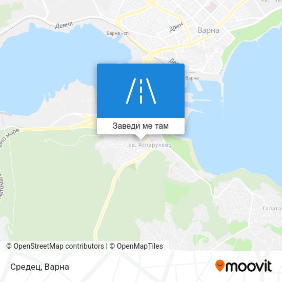 Средец карта
