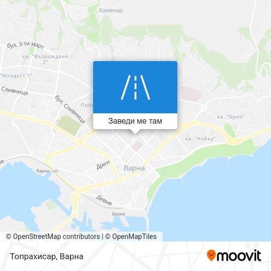 Топрахисар карта