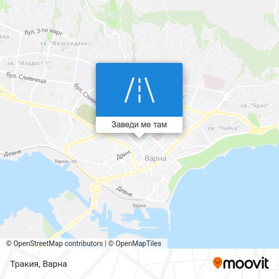 Тракия карта