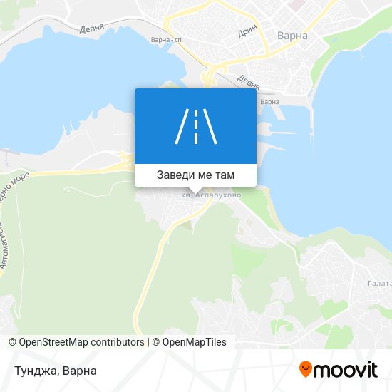 Тунджа карта