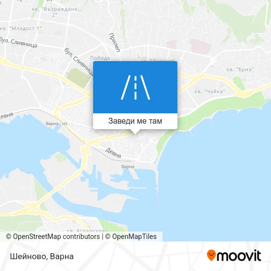 Шейново карта