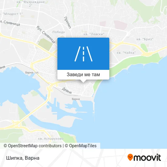 Шипка карта