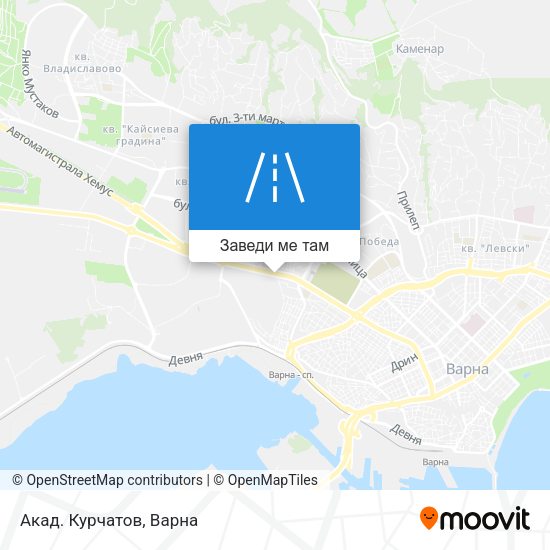 Акад. Курчатов карта