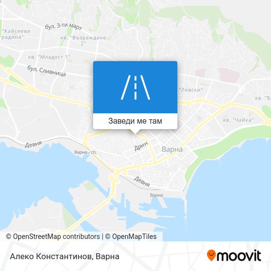 Алеко Константинов карта