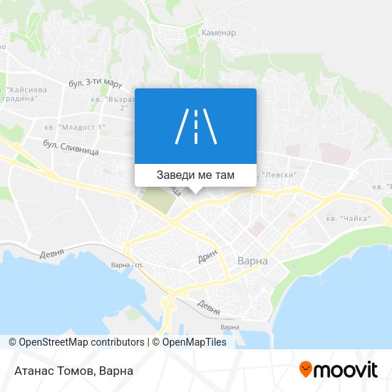 Атанас Томов карта