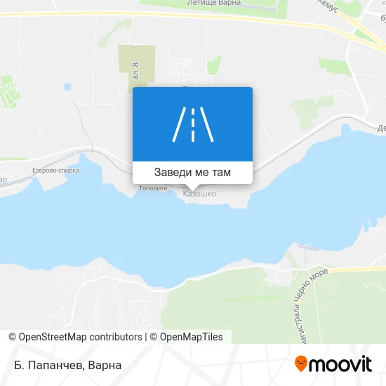 Б. Папанчев карта