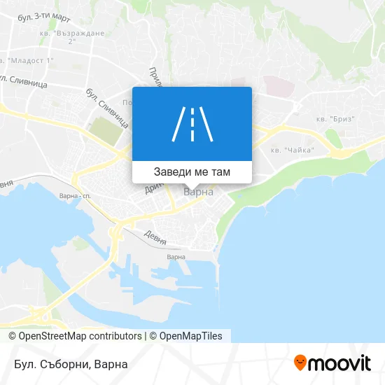 Бул. Съборни карта