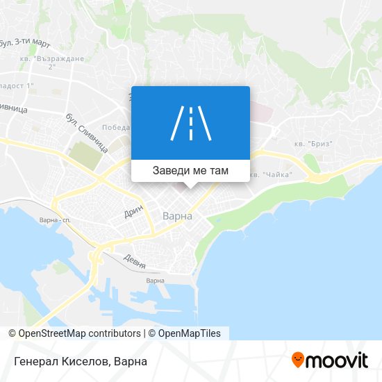 Генерал Киселов карта