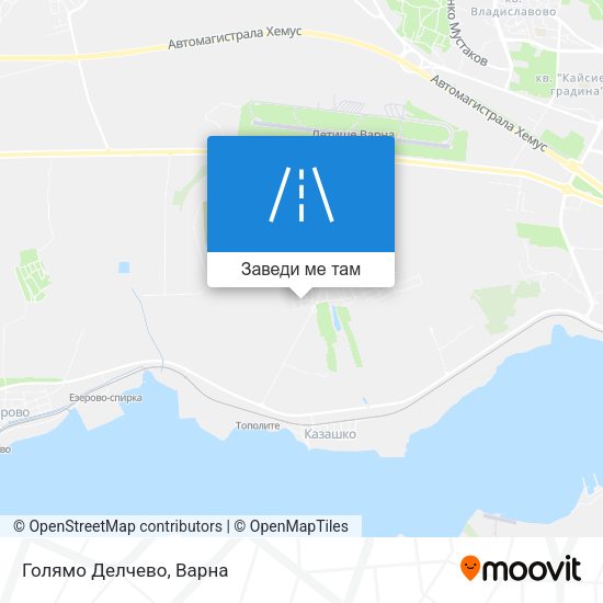 Голямо Делчево карта