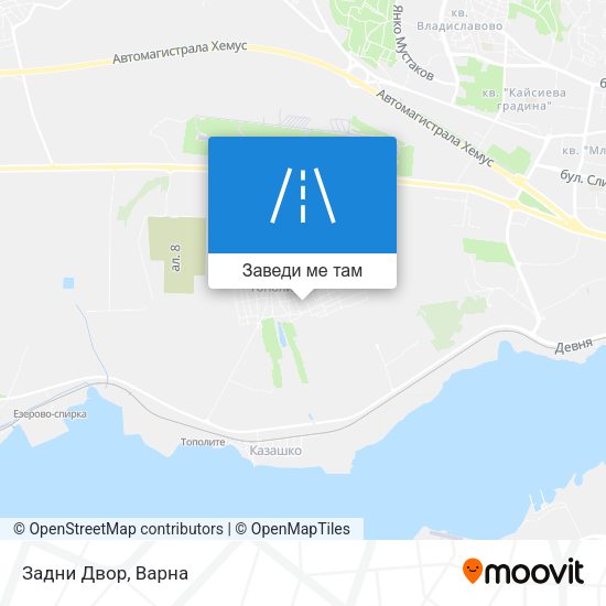 Задни Двор карта