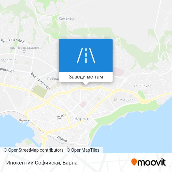 Инокентий Софийски карта