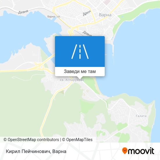 Кирил Пейчинович карта