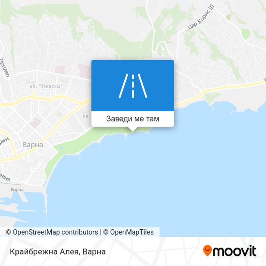 Крайбрежна Алея карта