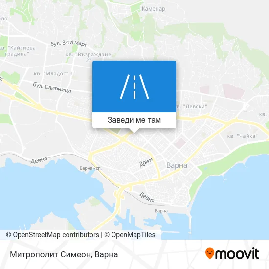 Митрополит Симеон карта