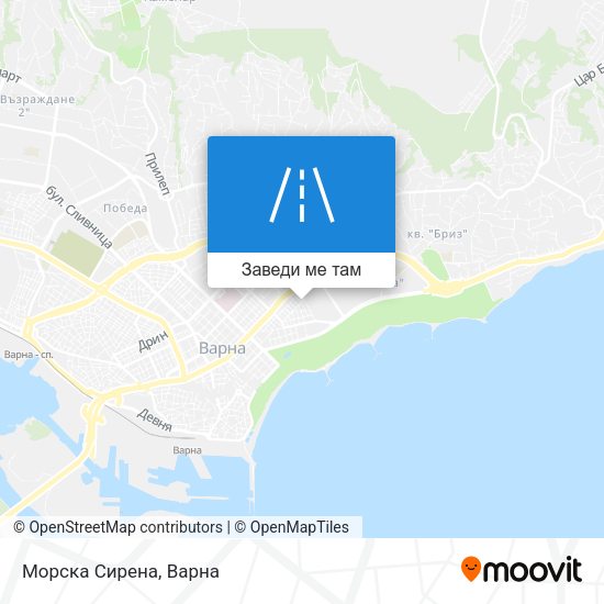 Морска Сирена карта