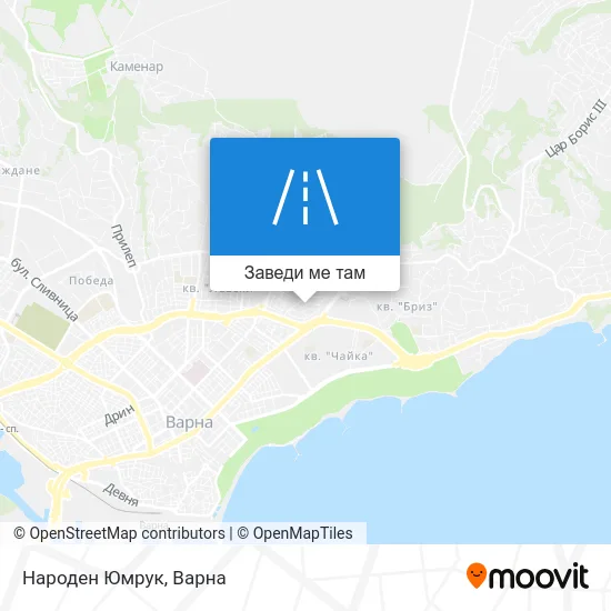 Народен Юмрук карта