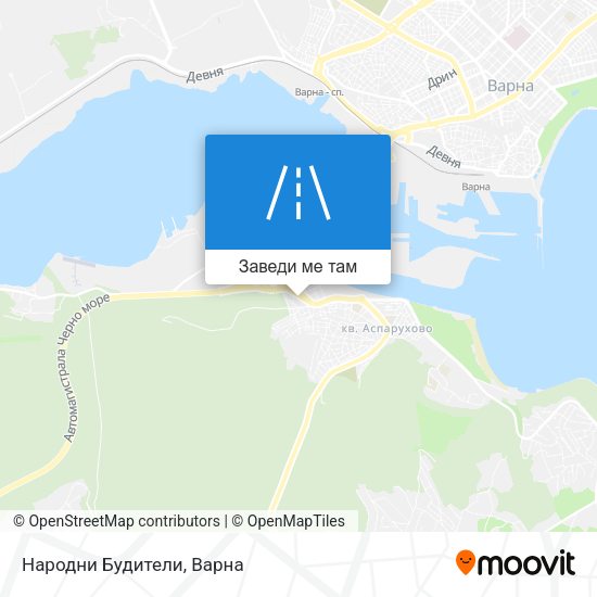 Народни Будители карта