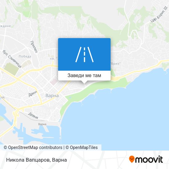 Никола Вапцаров карта