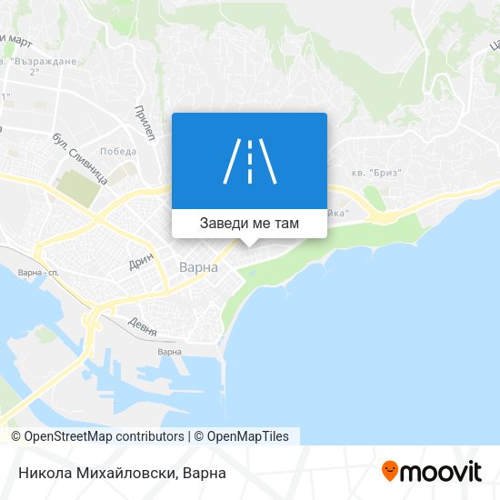 Никола Михайловски карта