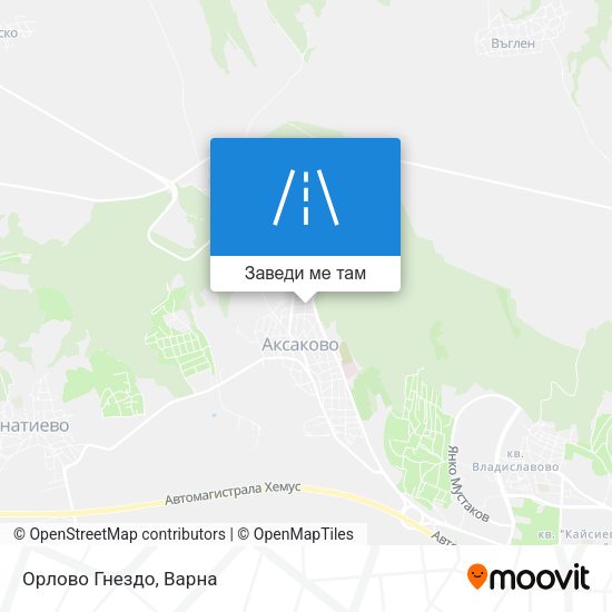 Орлово Гнездо карта