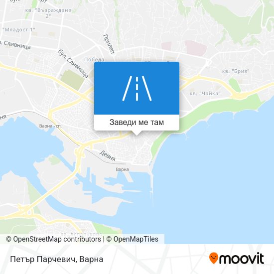 Петър Парчевич карта