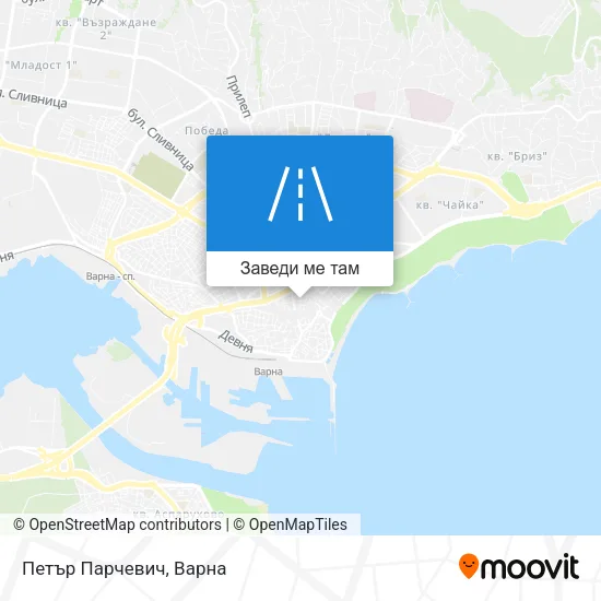 Петър Парчевич карта