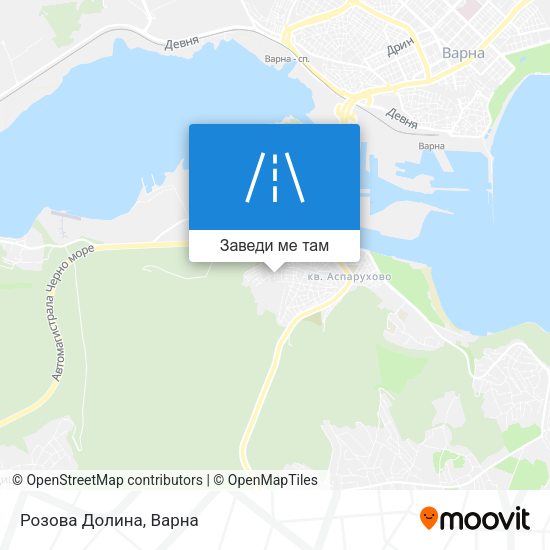 Розова Долина карта