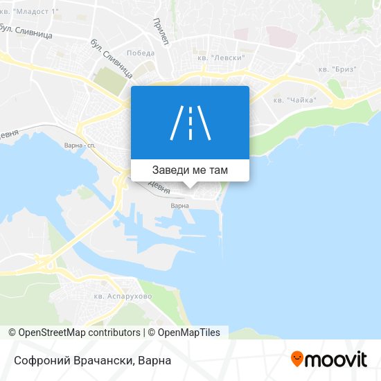 Софроний Врачански карта