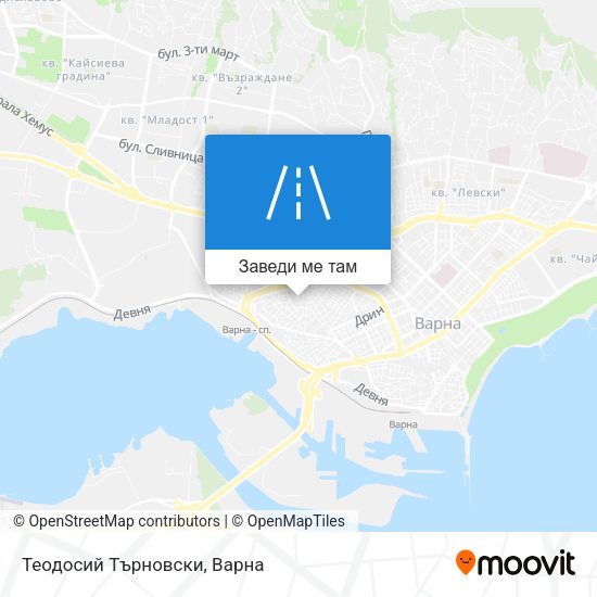 Теодосий Търновски карта