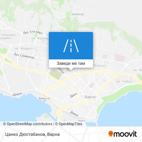 Цанко Дюстабанов карта