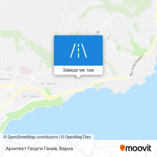 Архитект Георги Ганев карта