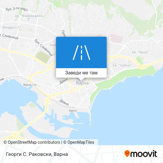 Георги С. Раковски карта