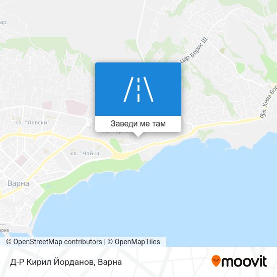 Д-Р Кирил Йорданов карта