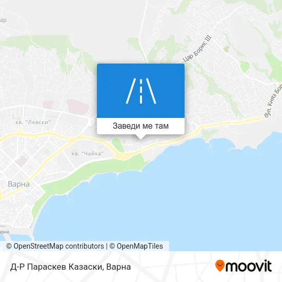 Д-Р Параскев Казаски карта