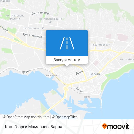 Кап. Георги Мамарчев карта