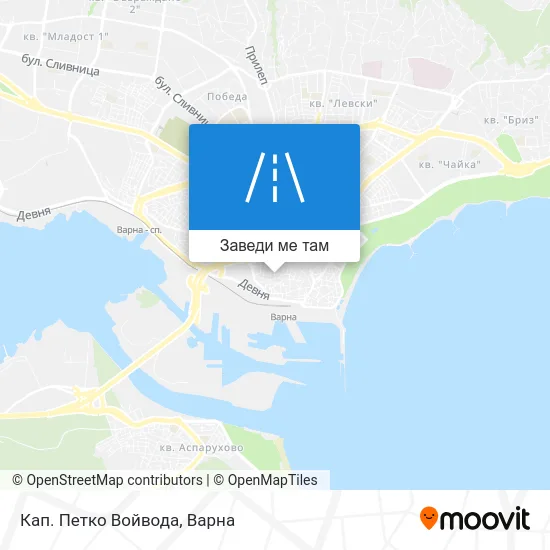 Кап. Петко Войвода карта