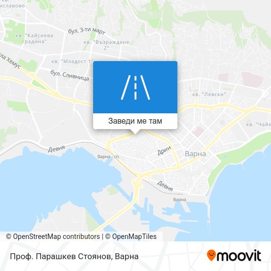 Проф. Парашкев Стоянов карта