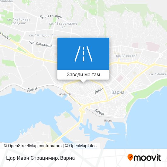 Цар Иван Страцимир карта