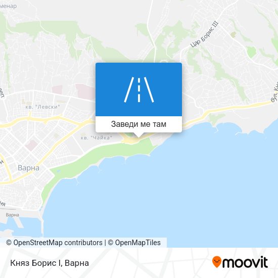 Княз Борис I карта