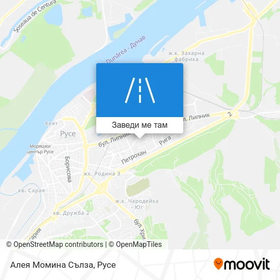 Алея Момина Сълза карта