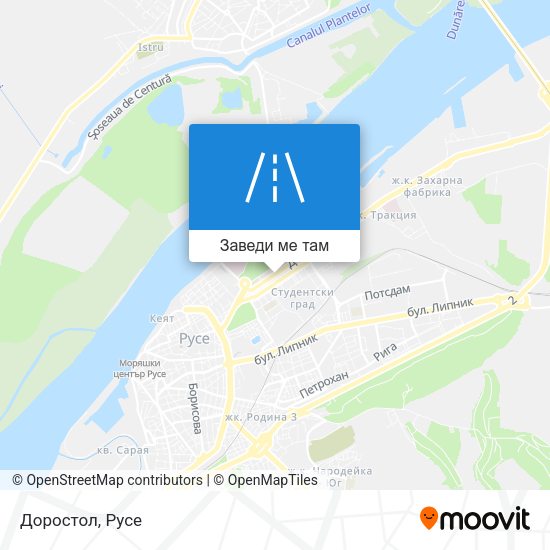 Доростол карта