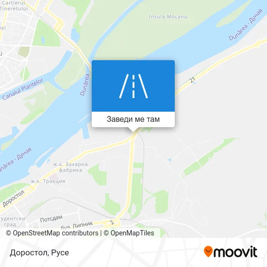 Доростол карта